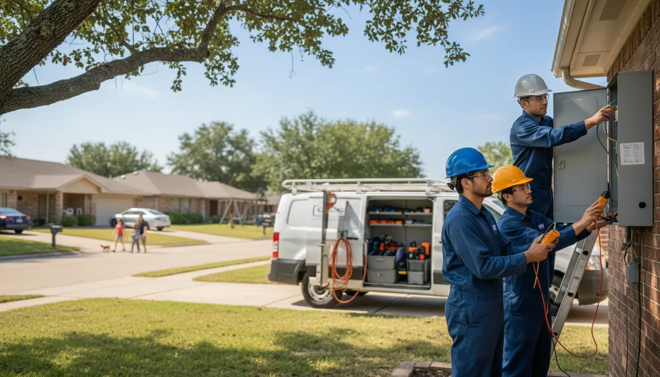 Certified electrician providing emergency electrical services in Ellenboro, NC